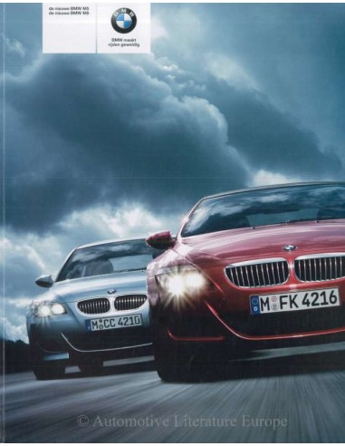 2005 BMW M5 - M6 PROSPEKT NIEDERLÄNDISCH