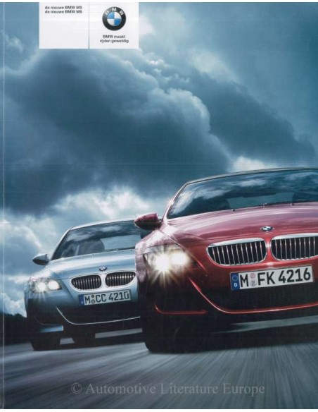 2005 BMW M5 - M6 PROSPEKT NIEDERLÄNDISCH