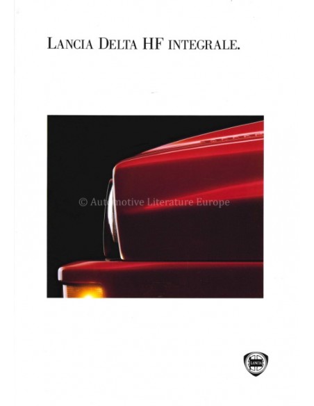 1993 LANCIA DELTA HF INTEGRALE BROCHURE JAPANS