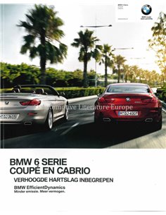 2012 BMW 6ER PROSPEKT NIEDERLÄNDISCH