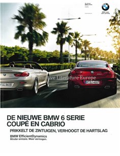 2011 BMW 6 SERIES BROCHURE DUTCH