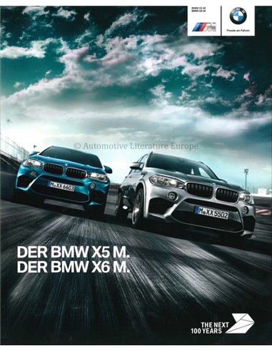 2016 BMW X5 M & X6 M BROCHURE DUITS