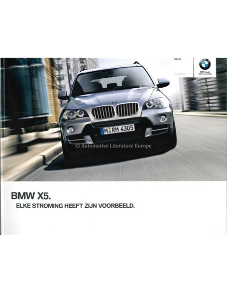 2009 BMW X5 PROSPEKT NIEDERLANDISCH