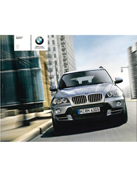 2006 BMW X5 BROCHURE DUTCH