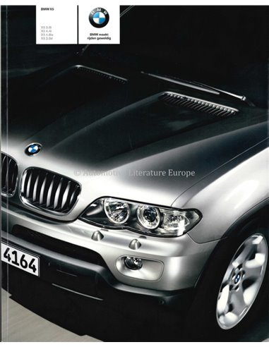 2006 BMW X5 BROCHURE NEDERLANDS