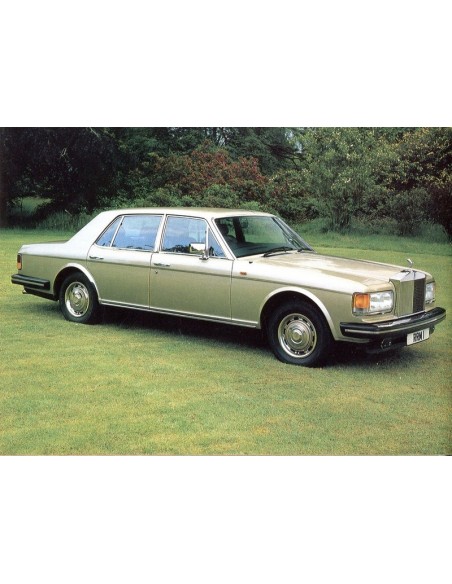 1980 ROLLS ROYCE SILVER SPIRIT INSTRUCTIEBOEKJE ENGELS