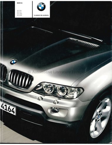 2004 BMW X5 BROCHURE FRANS