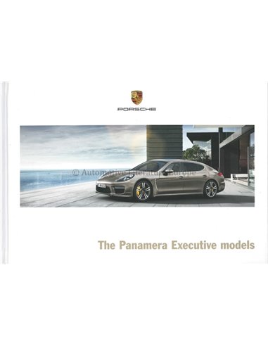 2015 PORSCHE PANAMERA EXECUTIVE MODELS HARDCOVER BROCHURE ENGLISH