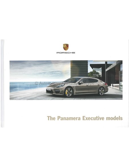 2015 PORSCHE PANAMERA EXECUTIVE MODELS HARDCOVER BROCHURE ENGLISH