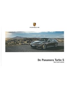 2015 PORSCHE PANAMERA TURBO S HARDCOVER PROSPEKT NIEDERLÄNDISCH