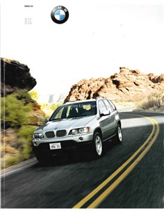 2001 BMW X5 BROCHURE NEDERLANDS
