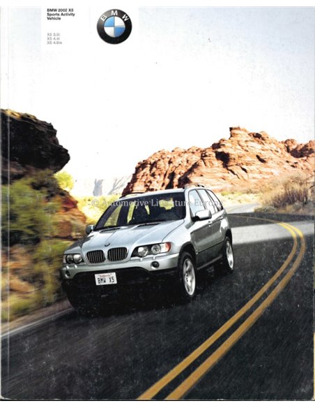 2002 BMW X5 BROCHURE ENGELS (USA)