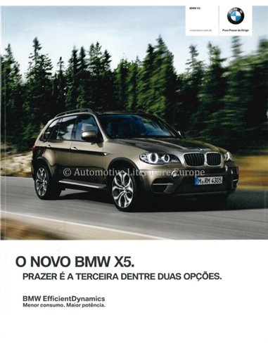 2011 BMW X5 BROCHURE BRAZILIAN
