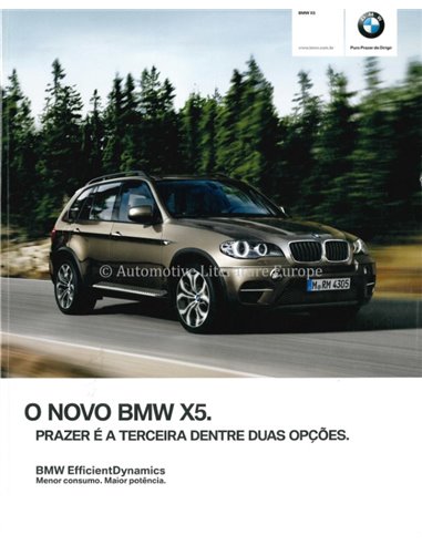 2009 BMW X5 PROSPEKT NIEDERLANDISCH