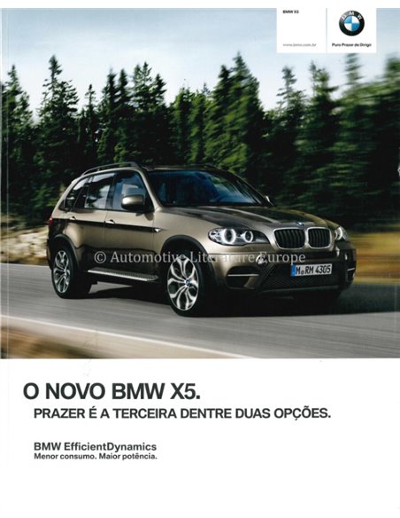 2009 BMW X5 PROSPEKT NIEDERLANDISCH