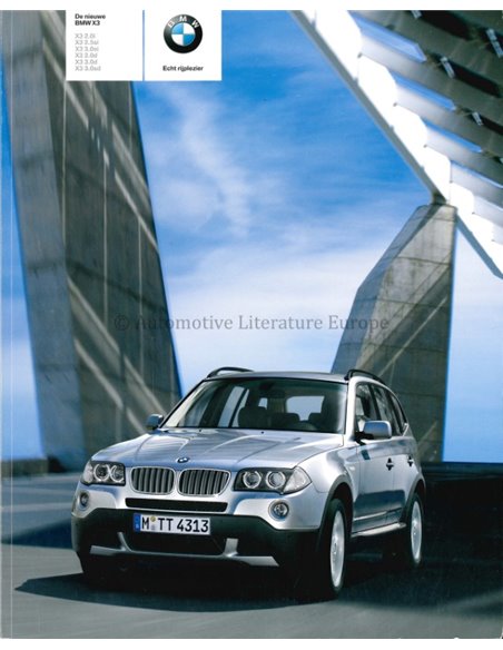 2006 BMW X3 PROSPEKT NIEDERLANDISCH