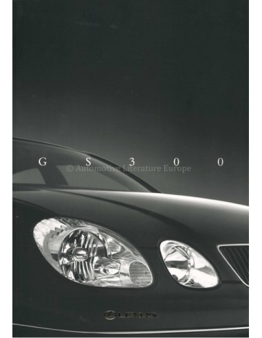 1998 LEXUS GS300 BROCHURE GERMAN