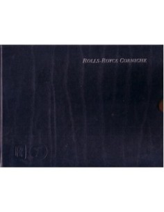 198? ROLLS ROYCE CORNICHE INSTRUCTIEBOEKJE ETUI