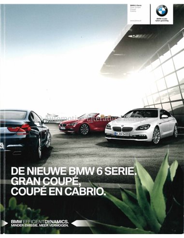 2015 BMW 6 SERIES BROCHURE DUTCH