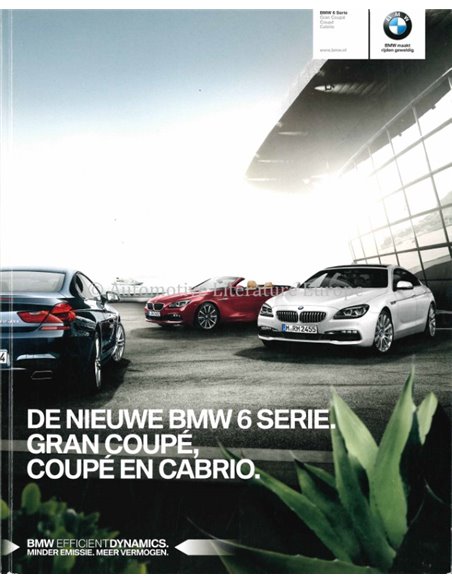 2015 BMW 6ER PROSPEKT NIEDERLÄNDISCH