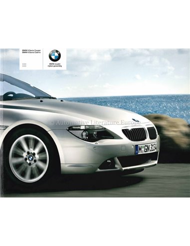 2006 BMW 6ER COUPE CABRIO PROSPEKT NIEDERLÄNDISCH