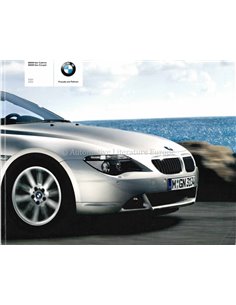 2006 BMW 6ER COUPE CABRIO PROSPEKT NIEDERLÄNDISCH