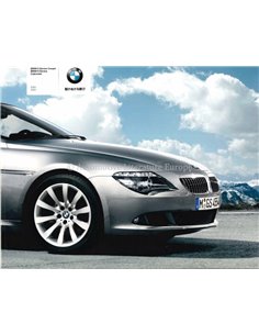 2006 BMW 6ER COUPE CABRIO PROSPEKT NIEDERLÄNDISCH