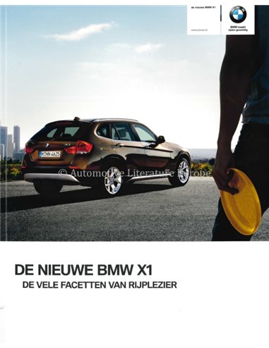 2009 BMW X1 BROCHURE NEDERLANDS
