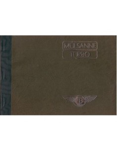 1982 BENTLEY MULSANNE TURBO ONDERHOUDSBOEKJE ENGELS