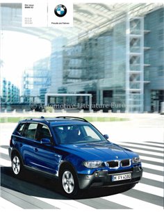 2003 BMW X3 BROCHURE DEUTSCH