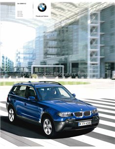 2004 BMW X3 PROSPEKT DEUTSCH