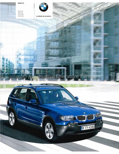 2005 BMW X3 BROCHURE FRANS