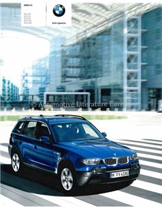 2005 BMW X3 BROCHURE DUTCH
