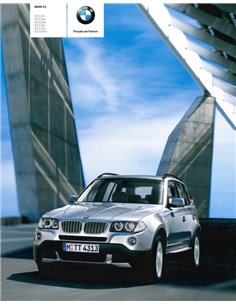 2008 BMW X3 BROCHURE DUITS