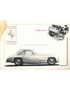 1949 FERRARI 166 INTER BROCHURE ITALIAANS 2