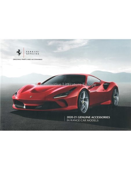 2020/2021 FERRARI GENUINE ACCESSORIES BROCHURE ITALIAANS