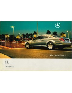 2008 MERCEDES BENZ CL CLASS OWNERS MANUAL DUTCH