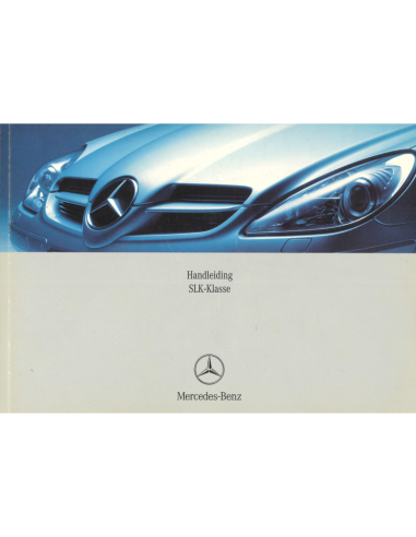 2005 MERCEDES BENZ SLK KLASSE BETRIEBSANLEITUNG NIEDERLÄNDISCH