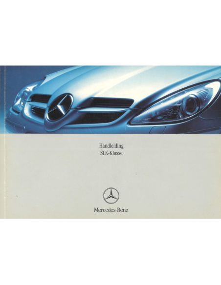 2005 MERCEDES BENZ SLK KLASSE BETRIEBSANLEITUNG NIEDERLÄNDISCH
