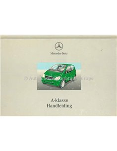 2000 MERCEDES BENZ A KLASSE INSTRUCTIEBOEKJE NEDERLANDS