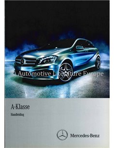 2009 MERCEDES BENZ A KLASSE BETRIEBSANLEITUNG NIEDERLÄNDISCH