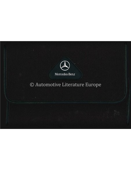 2000 MERCEDES BENZ A KLASSE INSTRUCTIEBOEKJE NEDERLANDS