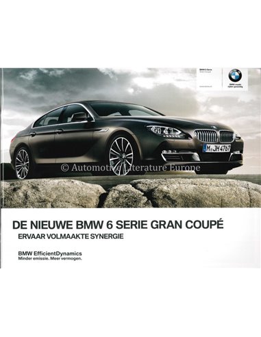 2011 BMW 6 SERIES GRAN COUPÉ BROCHURE DUTCH