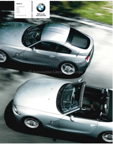 2008 BMW Z4 ROADSTER & COUPE BROCHURE NEDERLANDS