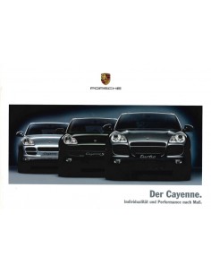 2006 PORSCHE CAYENNE PROSPEKT DEUTSCH
