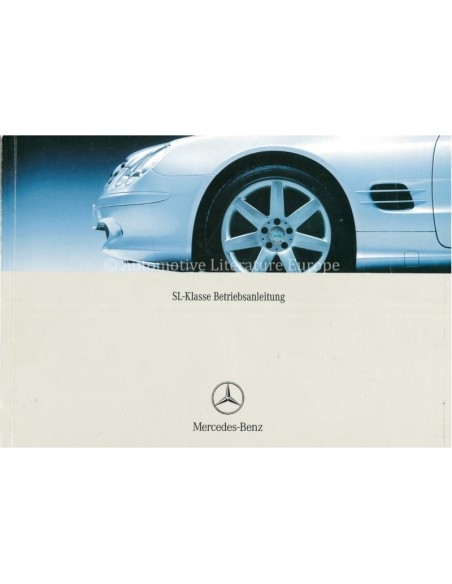 2003 MERCEDES BENZ SL KLASSE BETRIEBSANLEITUNG DEUTSCH