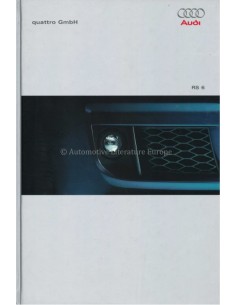 2003 AUDI RS6 QUATTRO HARDCOVER BROCHURE DUITS