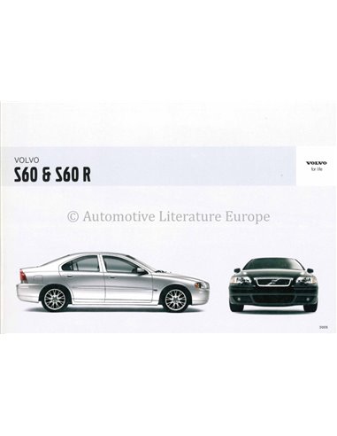 2005 VOLVO S60 R BETRIEBSANLEITUNG NIEDERLÄNDISCH
