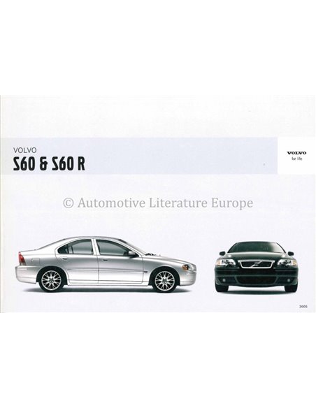 2005 VOLVO S60 R BETRIEBSANLEITUNG NIEDERLÄNDISCH