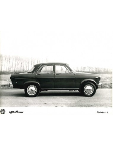 1957 ALFA ROMEO GIULIETTA T.I. PRESS PHOTO